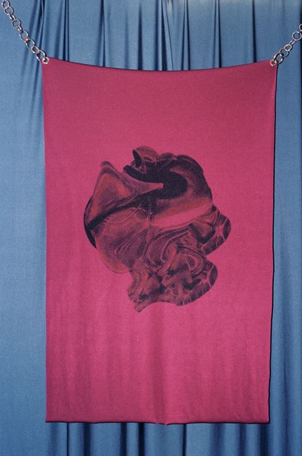 Marija Delić, Ancient Ancienne, print na tekstilu, 2025. fotografija Ljubica Stojanović